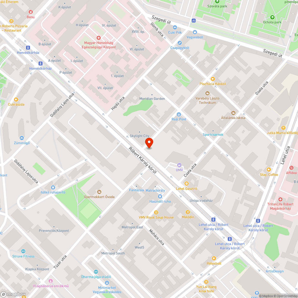 Üres fahely - Róbert K. bejelentés helye