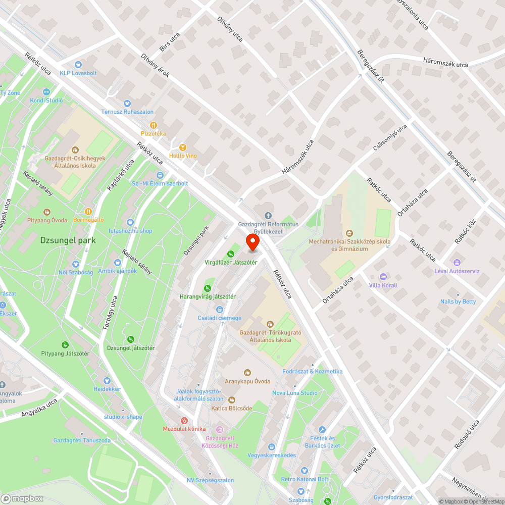 Elhagyott jármű - Törökugrató bejelentés helye