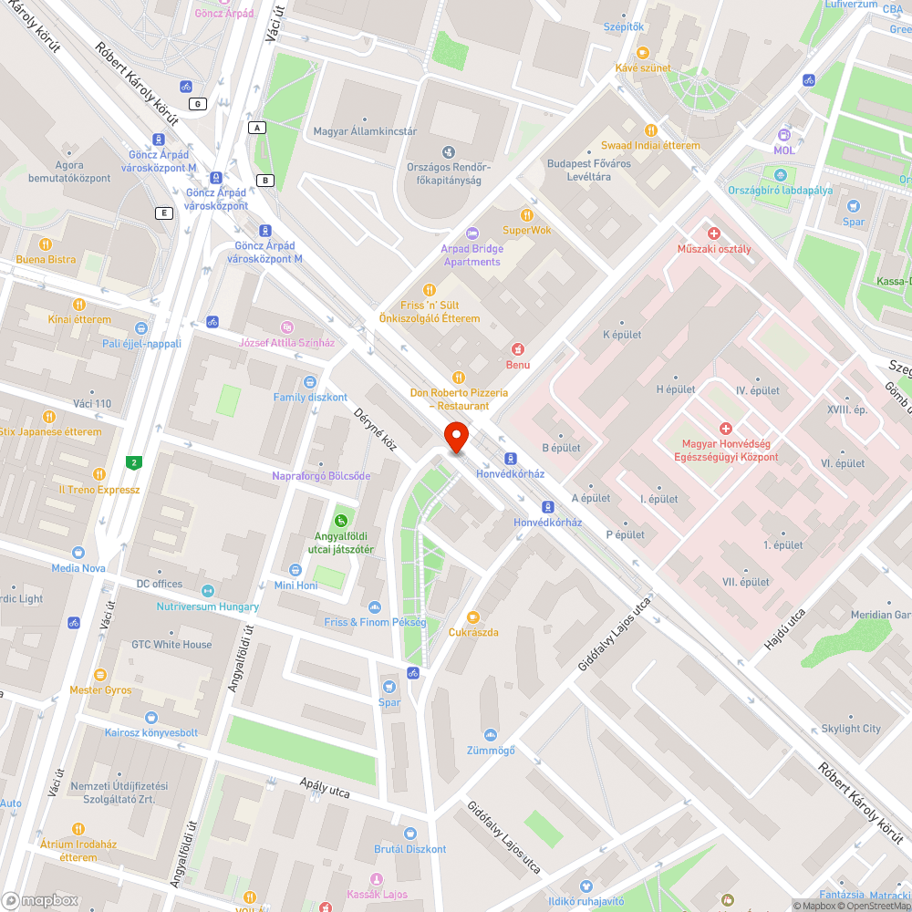 Kidőlt tábla bejelentés helye