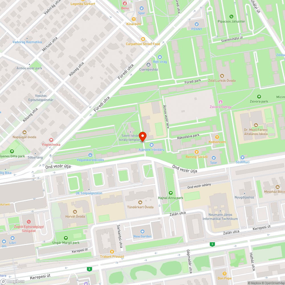 Szeméthalom bejelentés helye