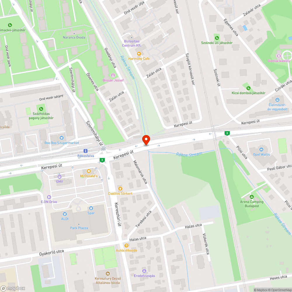 Teleszemetelt, iszapos szakasz a patakban bejelentés helye