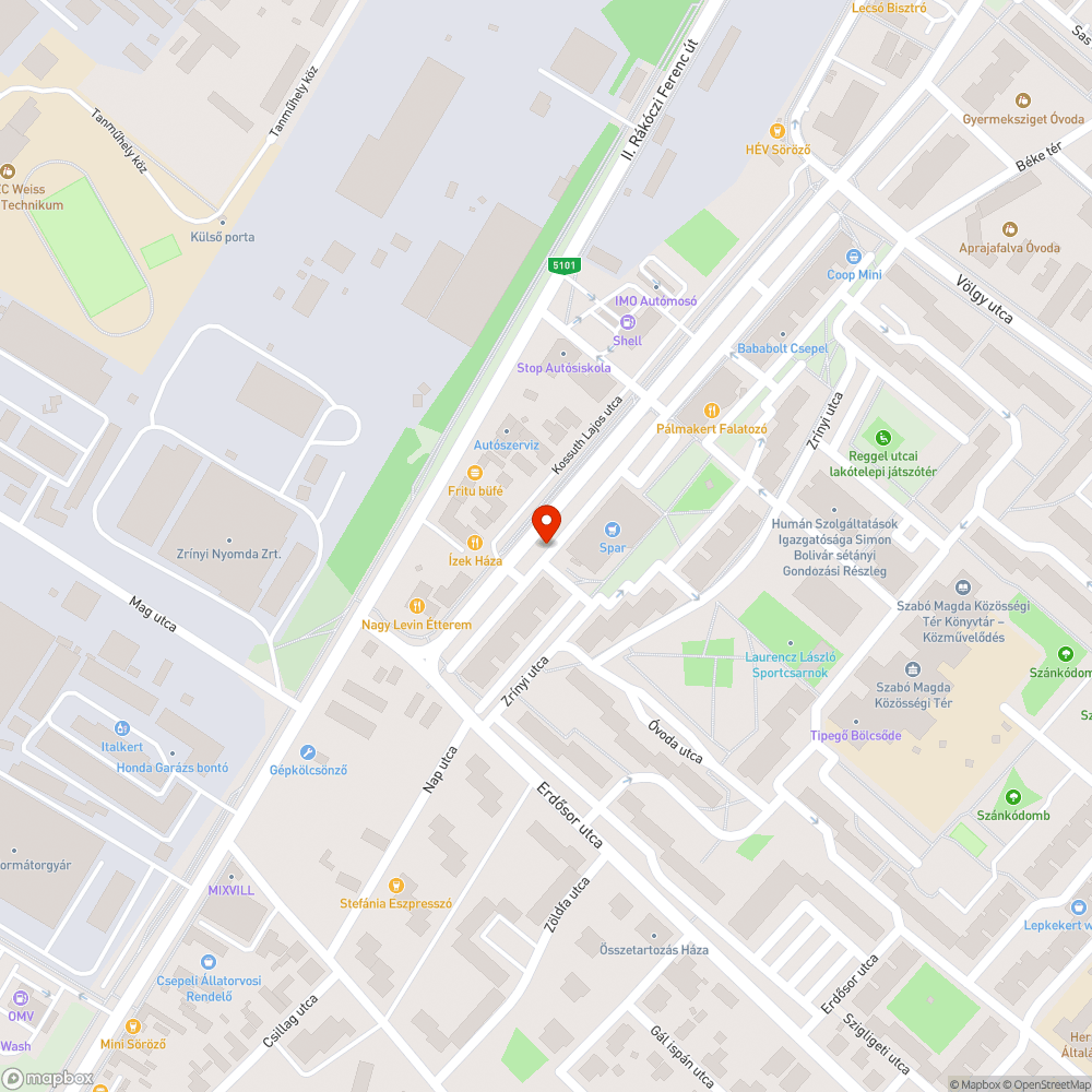 (b)Omladozó járda bejelentés helye