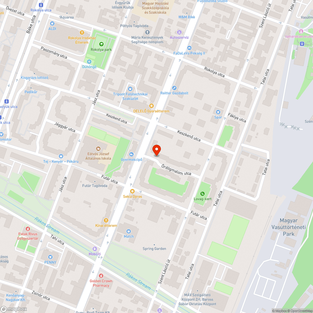 Leszakadó óriásplakát bejelentés helye