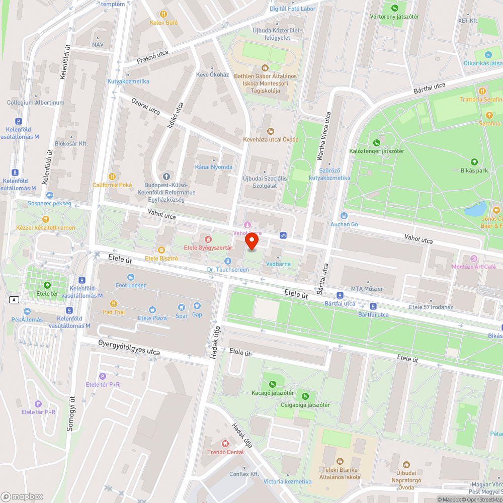 Sèrült fülke bejelentés helye