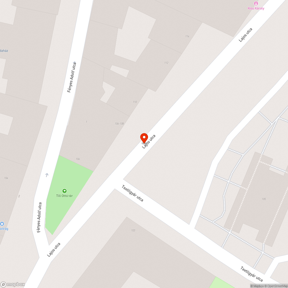 Hiányos járda bejelentés helye