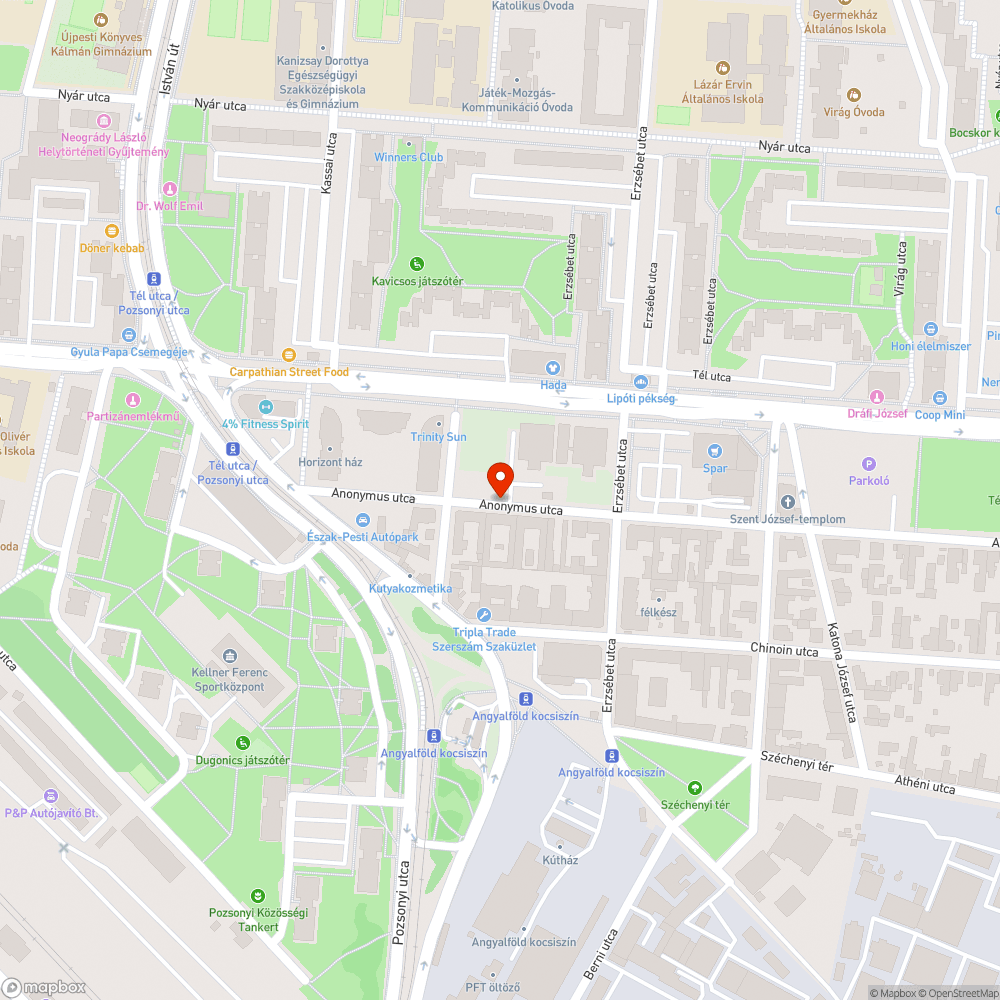 Forgalomból kivont, szabálytalanul parkoló autó bejelentés helye