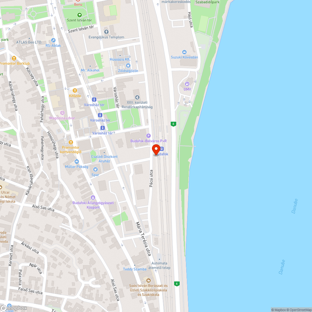 Szétcsúszott folyóka bejelentés helye