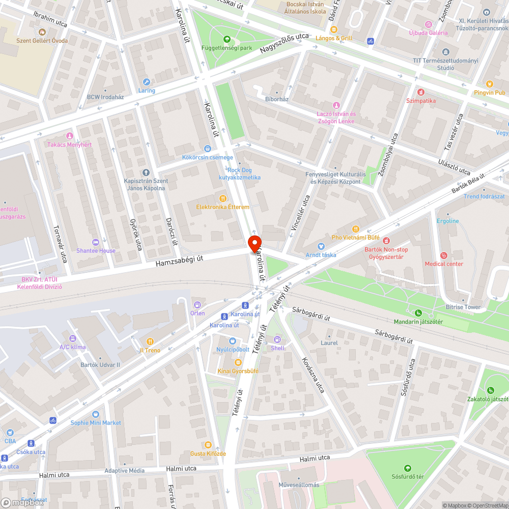 Felszakadt és összegyűrődött kerékpáros sávjelölés bejelentés helye