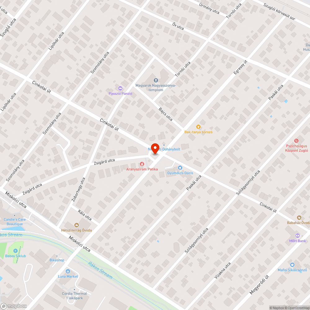 Rákosmezei tér - fedlap bejelentés helye