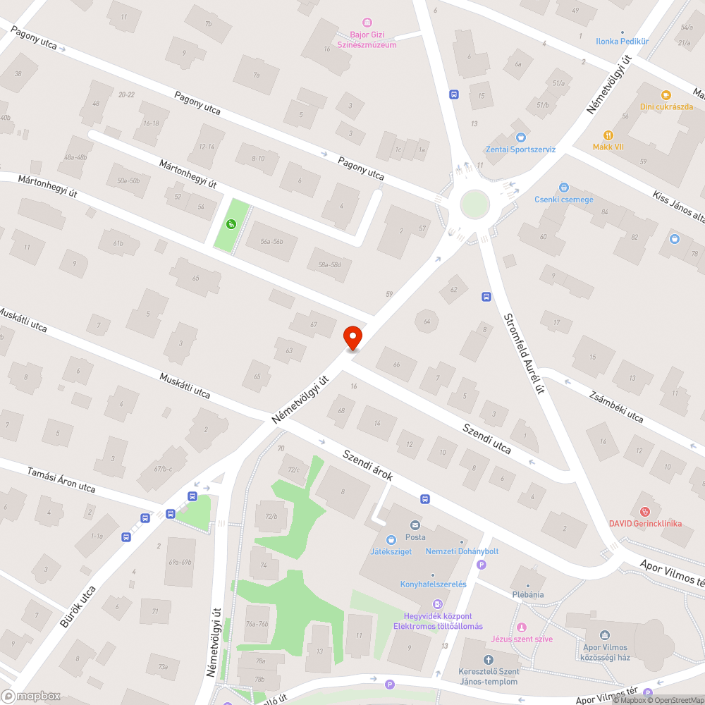 Omlásveszély bejelentés helye