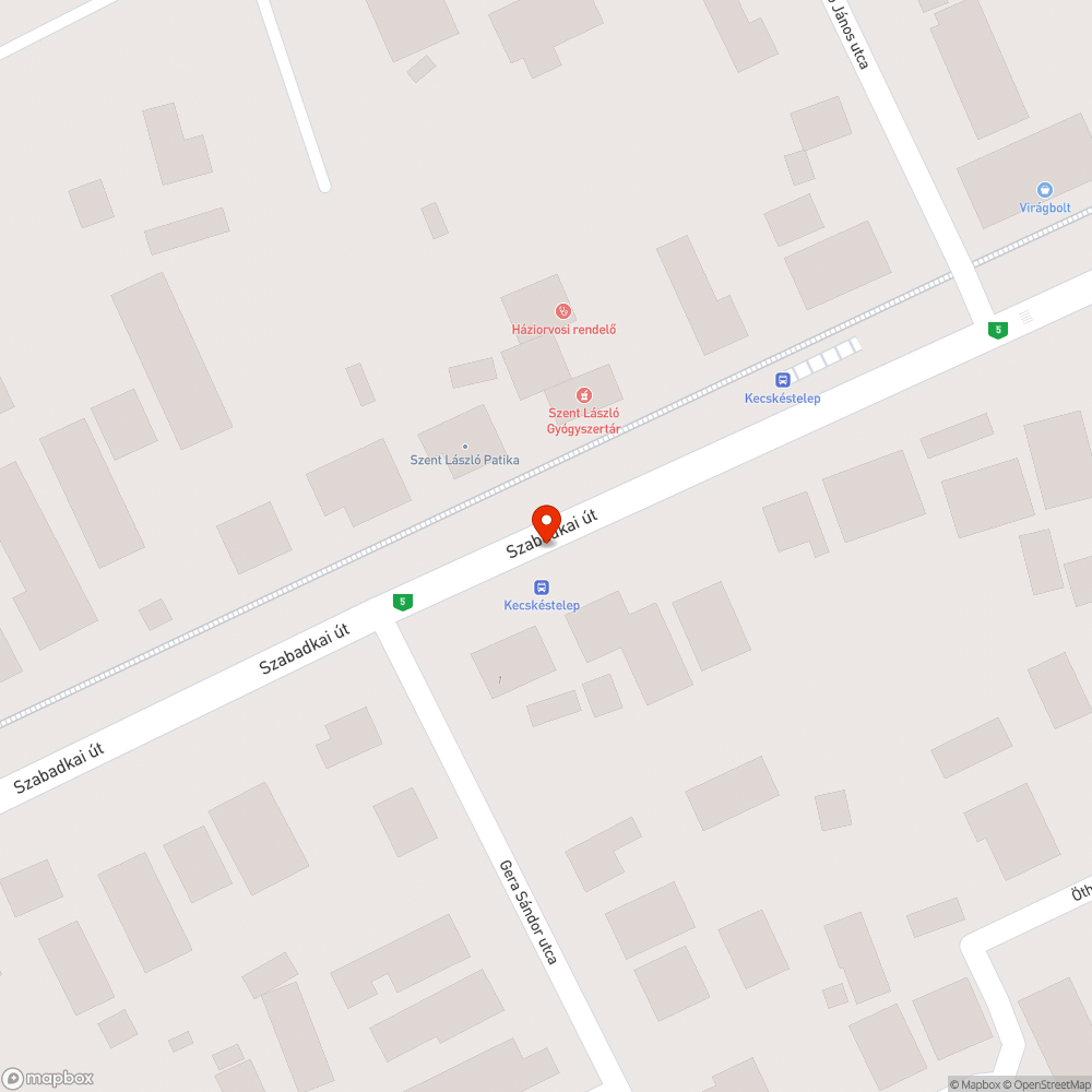 Elavult közösségi hálózatot mutató térkép bejelentés helye