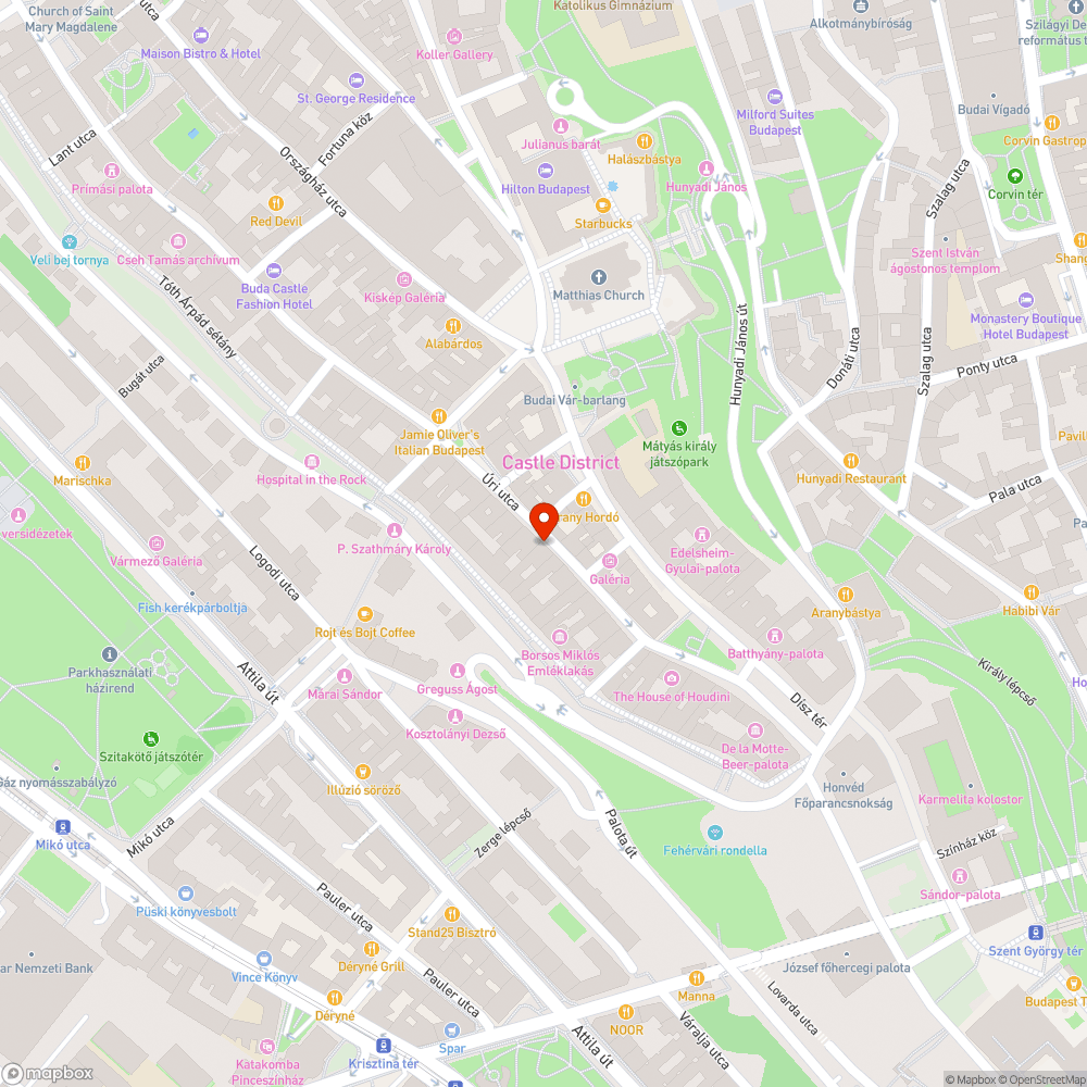 Megsérült burkolat bejelentés helye