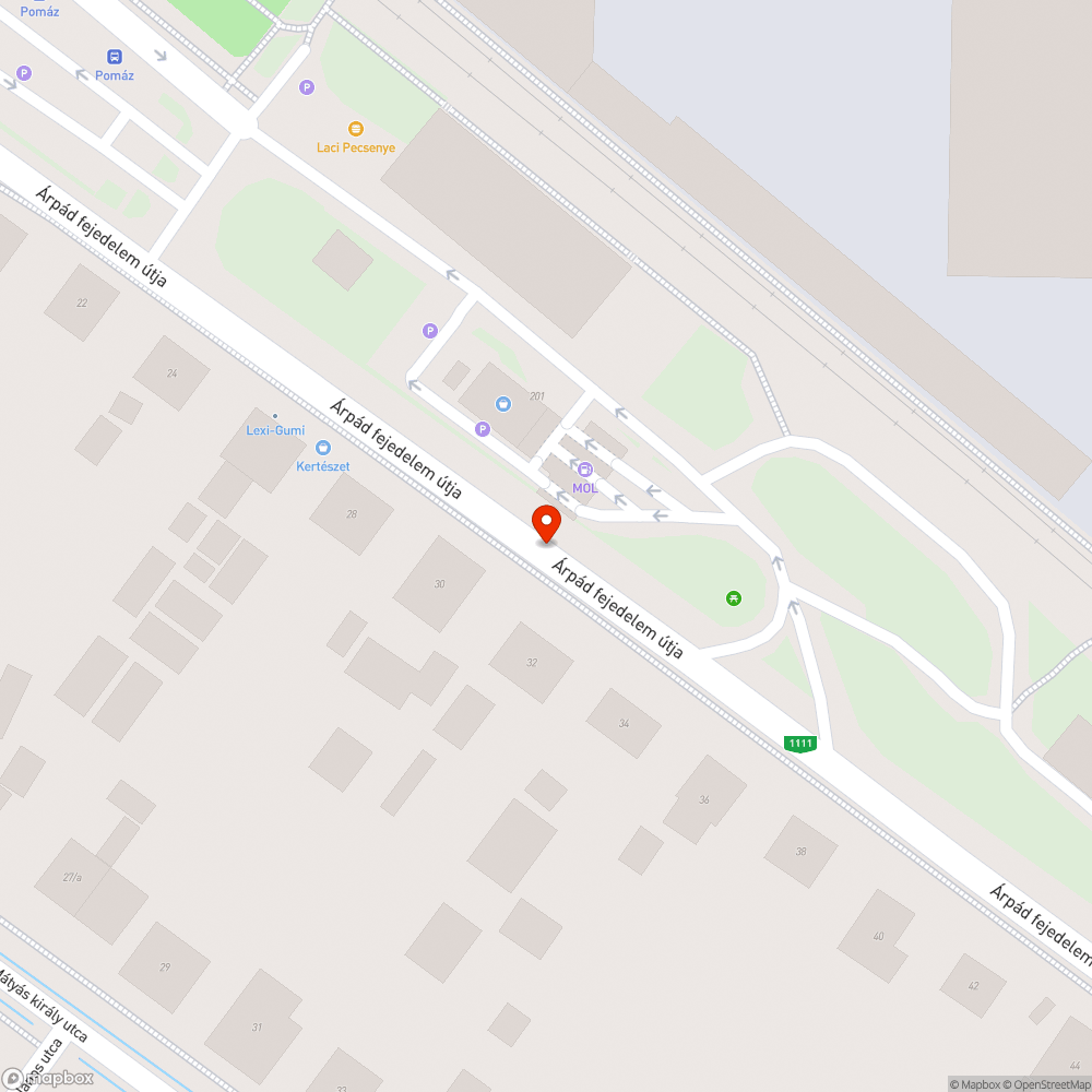 Elhullott macska bejelentés helye