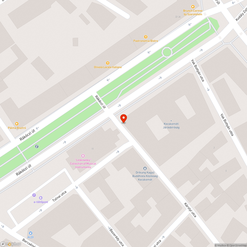 Egyirányú utca (behajtani tilos) úttest felfestése bejelentés helye