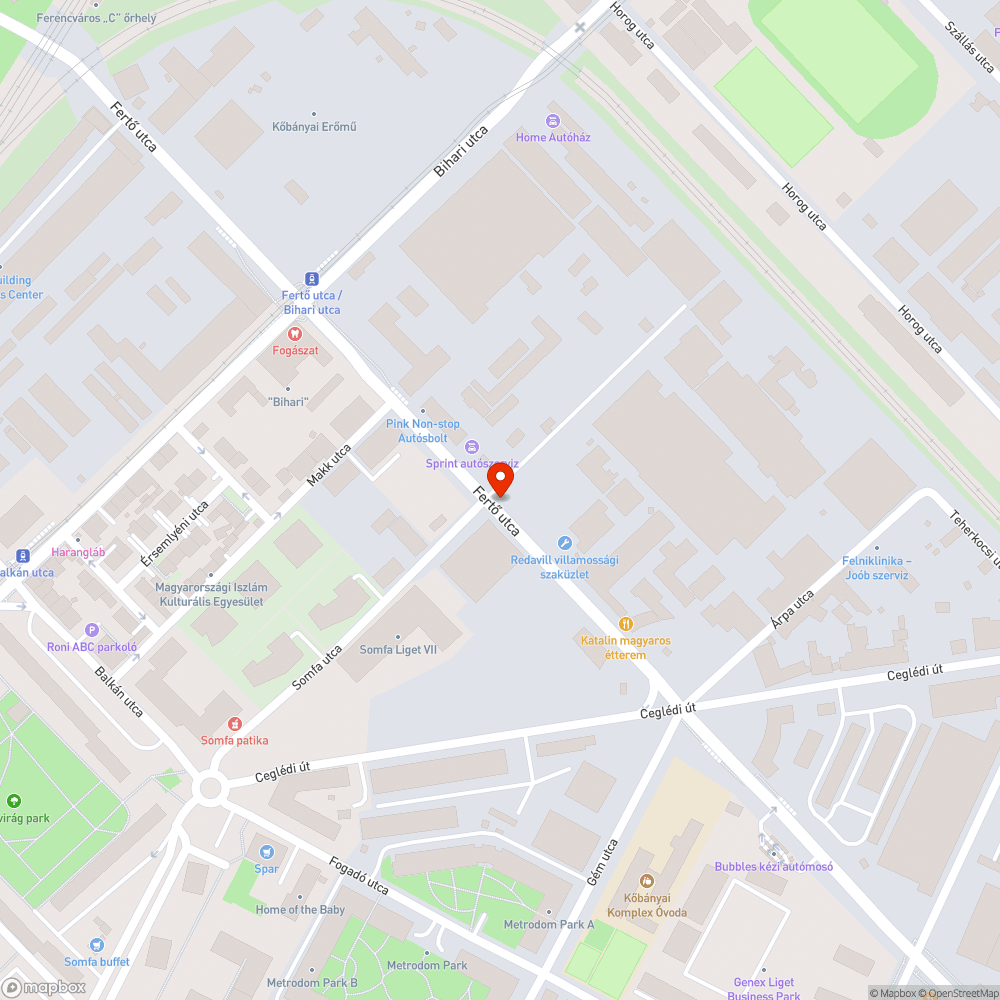 Fertő utcai fertő bejelentés helye