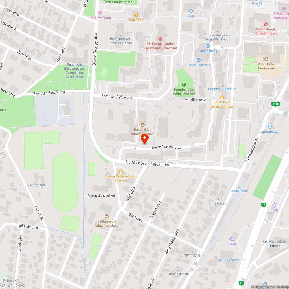 Folyamatosan világító közvilágítás bejelentés helye