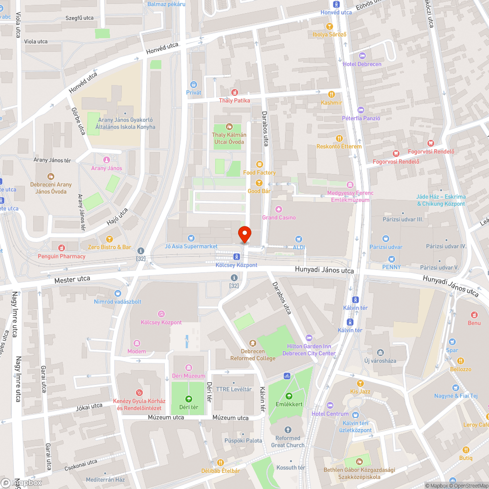 Nyilvános telefonfülke bejelentés helye