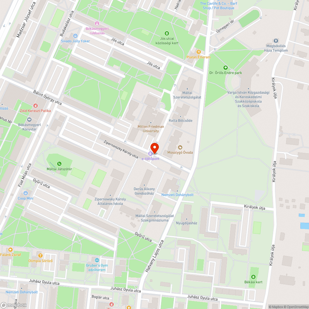 Zöldterületen áll bejelentés helye