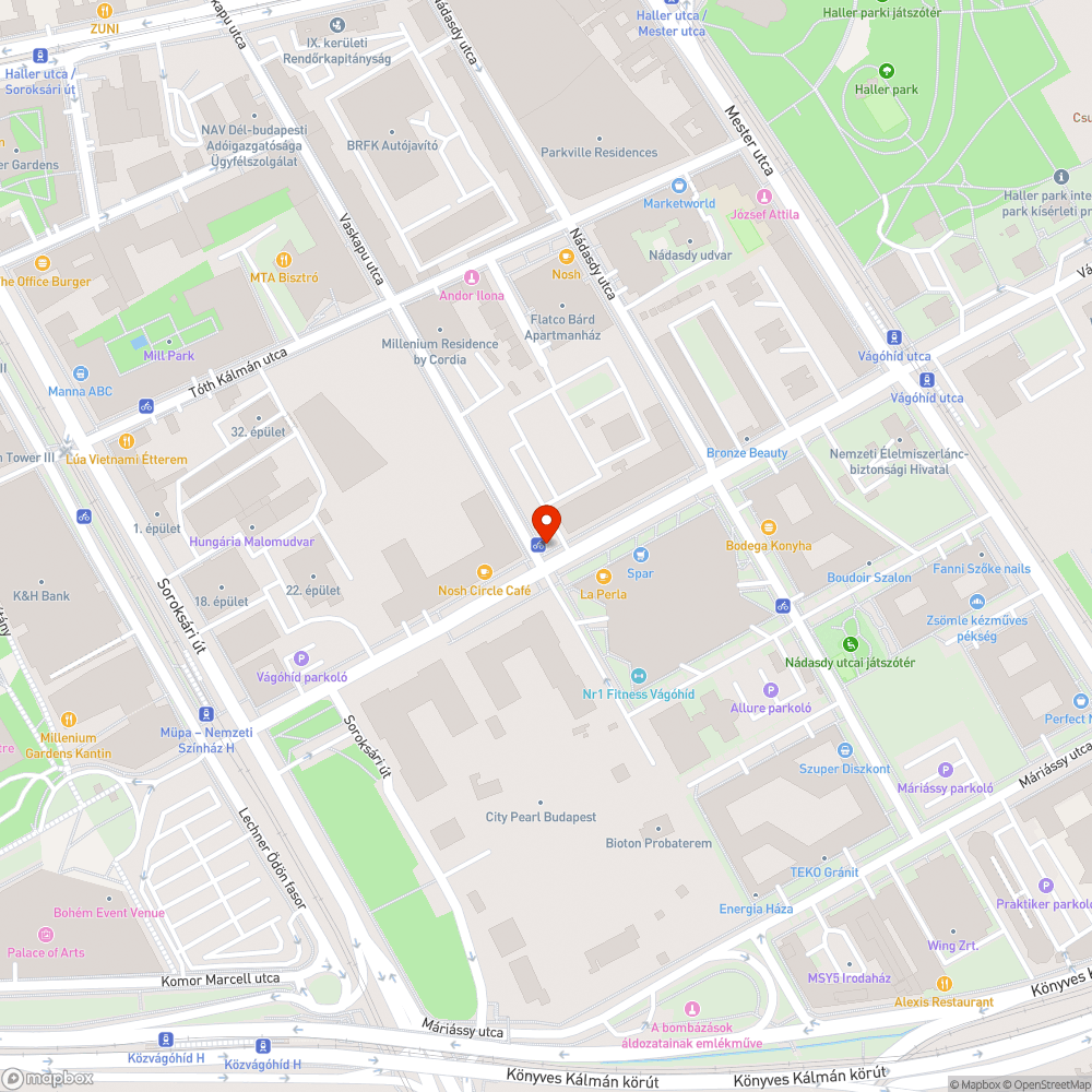 Sérült közműfedlap bejelentés helye