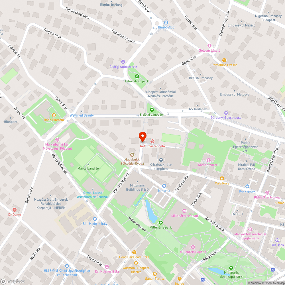 Rét utca korlát sérült bejelentés helye