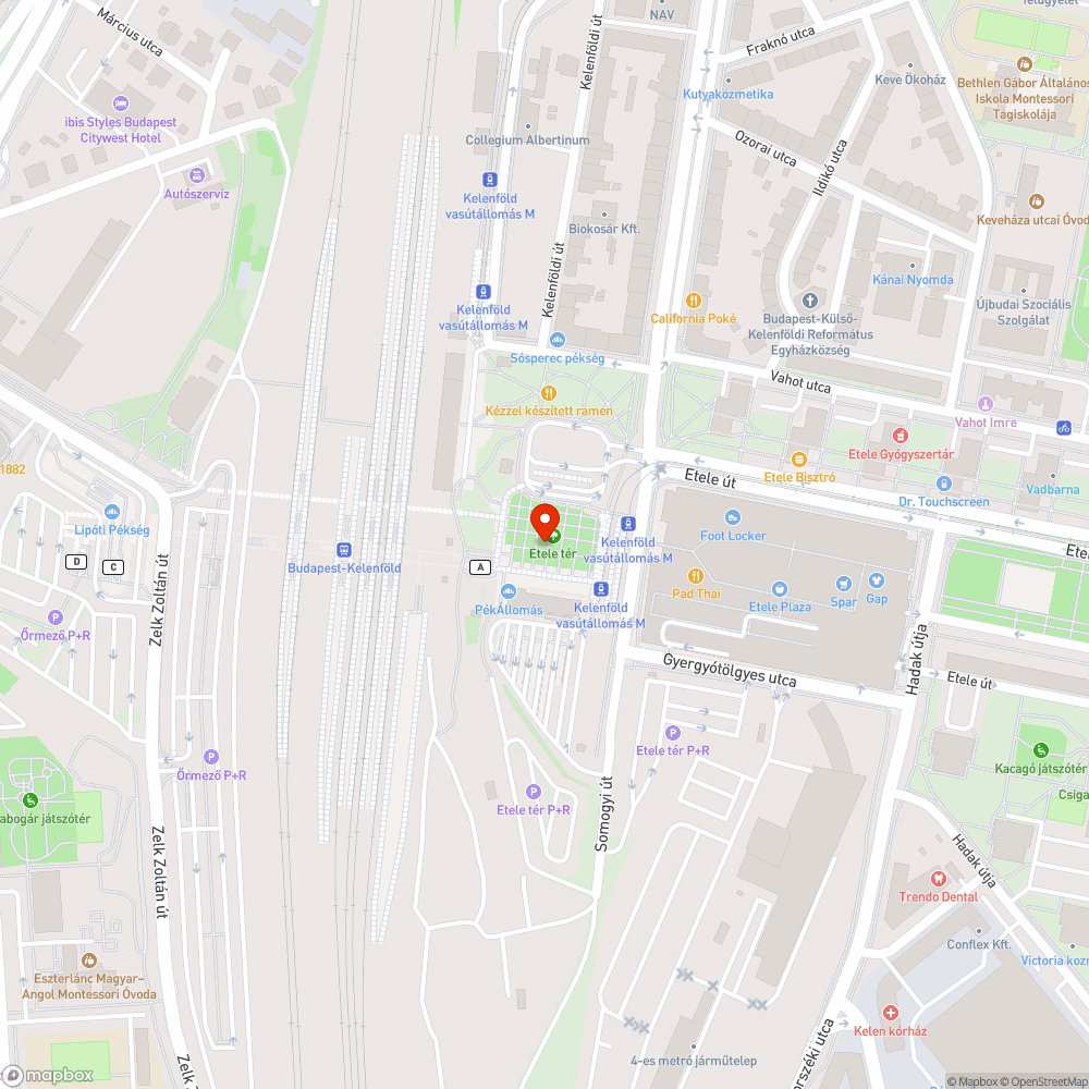 Sérült padok bejelentés helye