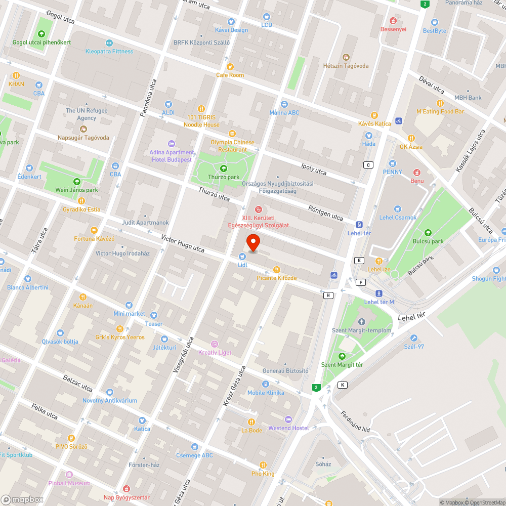 Szemét a Lidl környékén bejelentés helye