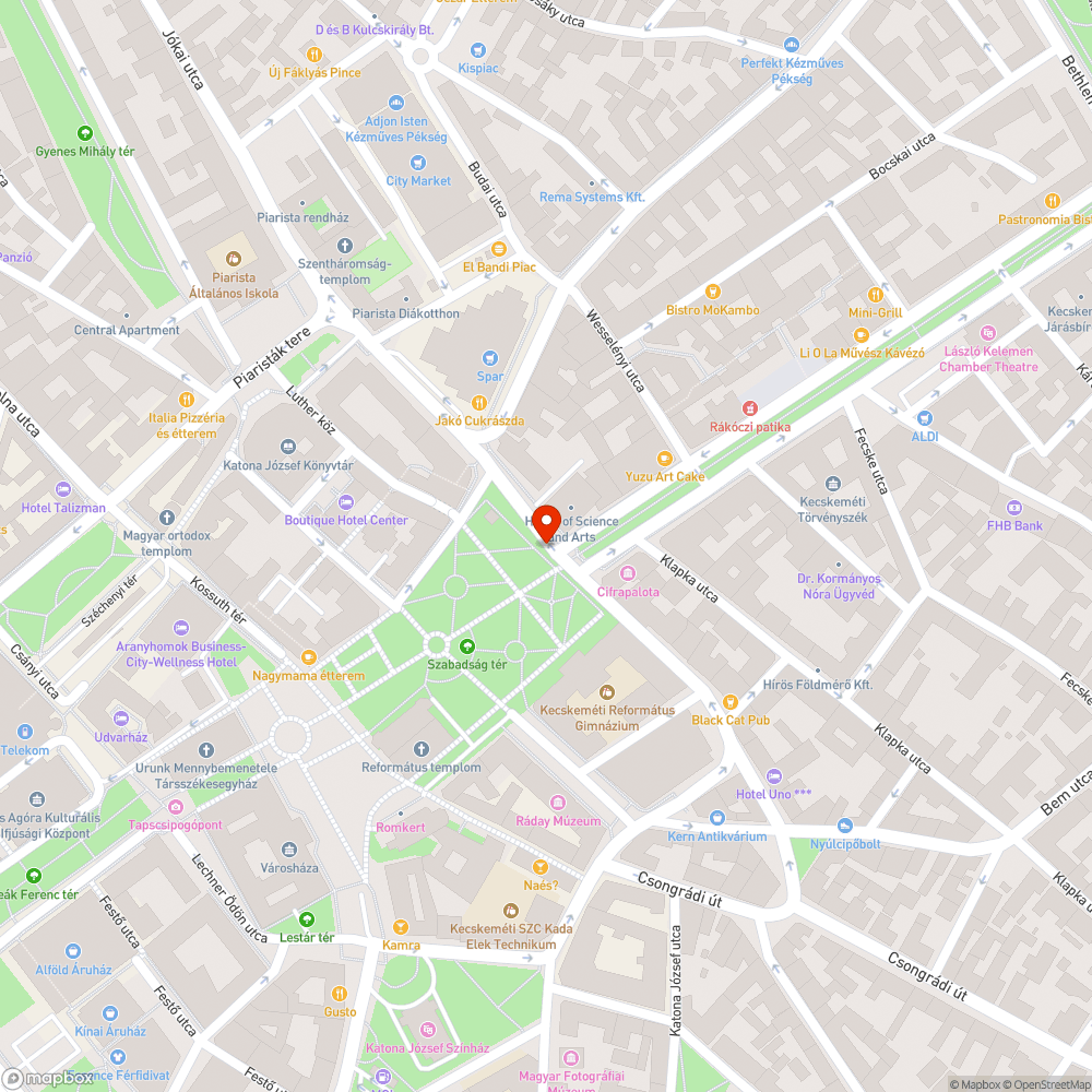 Nem működő közvilágítás a Körúton bejelentés helye