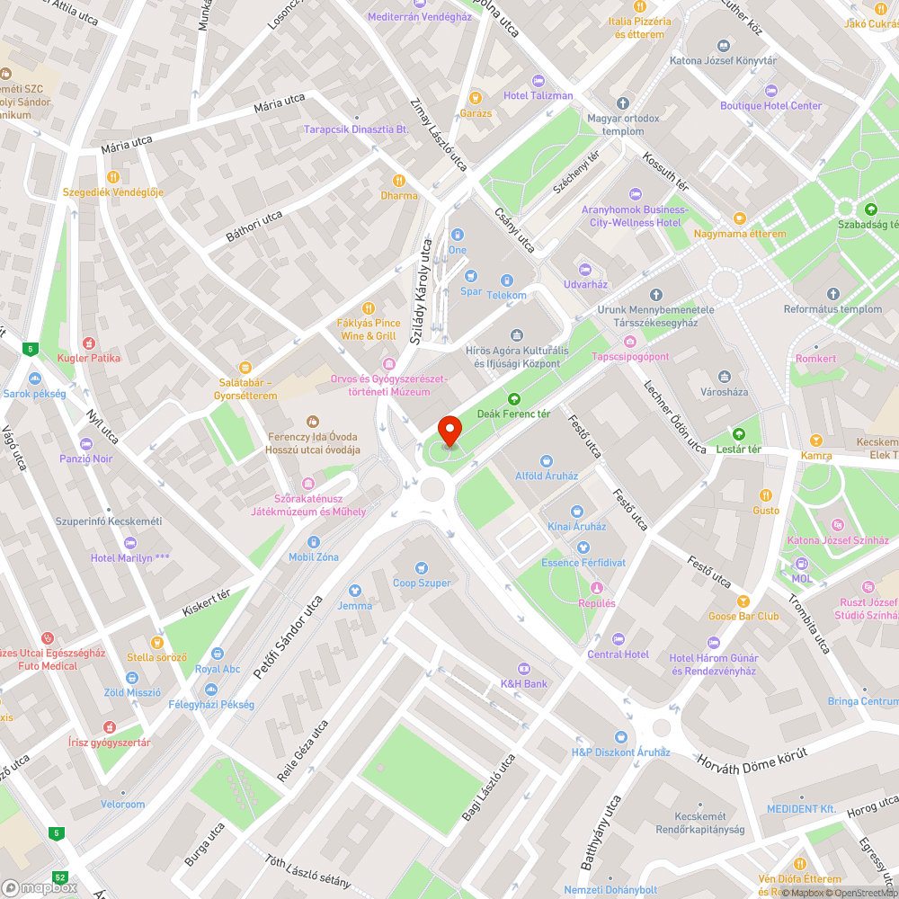 Nem működő emlékmű megvilágítás bejelentés helye