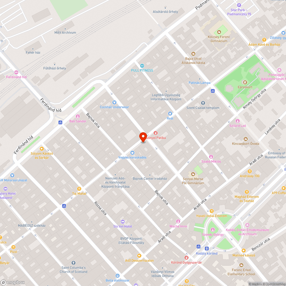 Kupak-kapocs hiány a Szondi utcában bejelentés helye