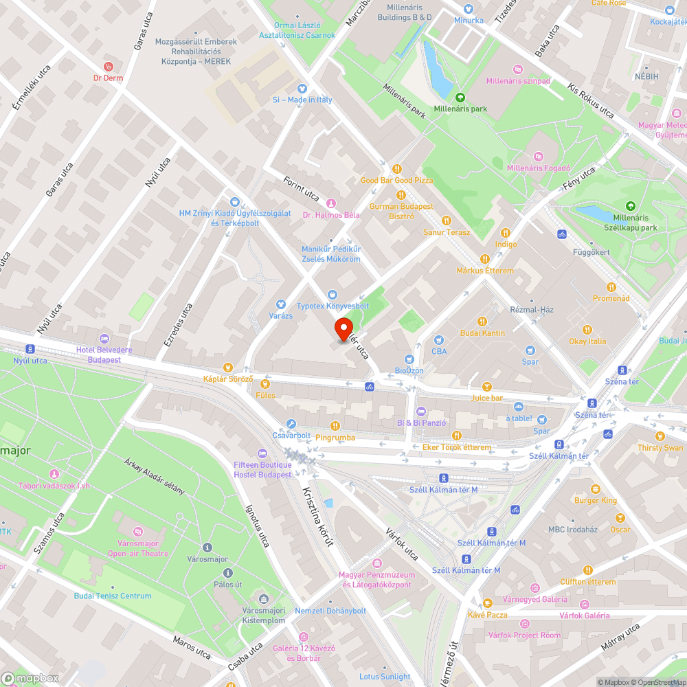 Hiányzó parkolásgátló oszlop bejelentés helye