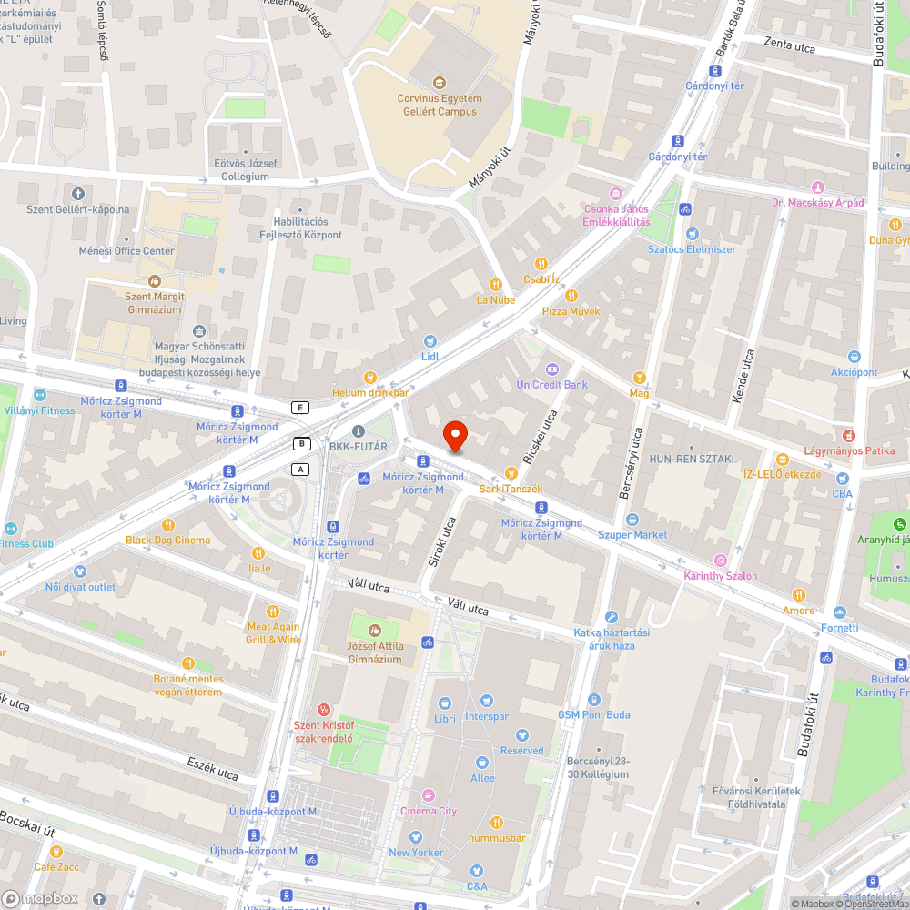 Megsüllyedt aknafedél - Karinthy Frigyes út bejelentés helye