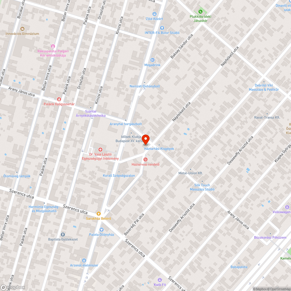 Gazdátlan jármű - Arany J. bejelentés helye