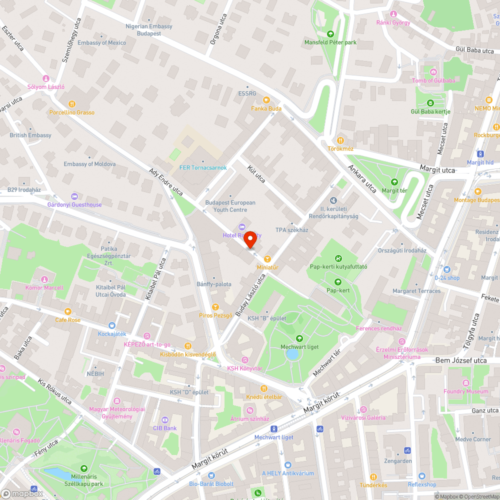 Üres fahely bejelentés helye