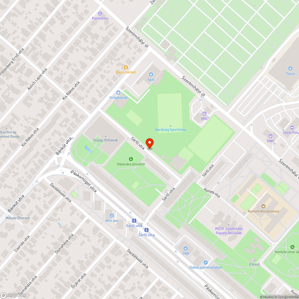 Elhagyott rendszám nélküli autó bejelentés helye