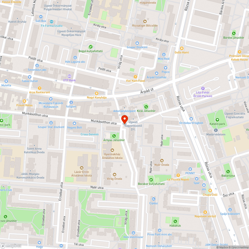 Alkalmatlan gyűjtőedény bejelentés helye