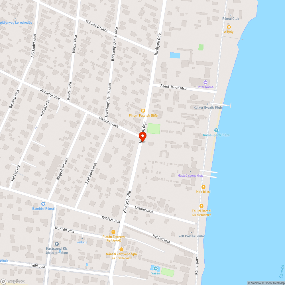 Megdőlt tábla bejelentés helye