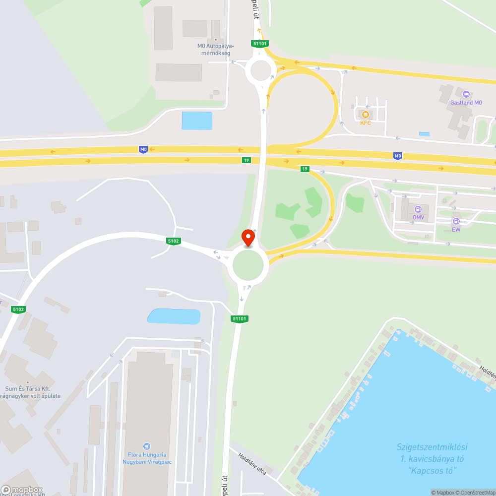 Csúszós körforgalom bejelentés helye