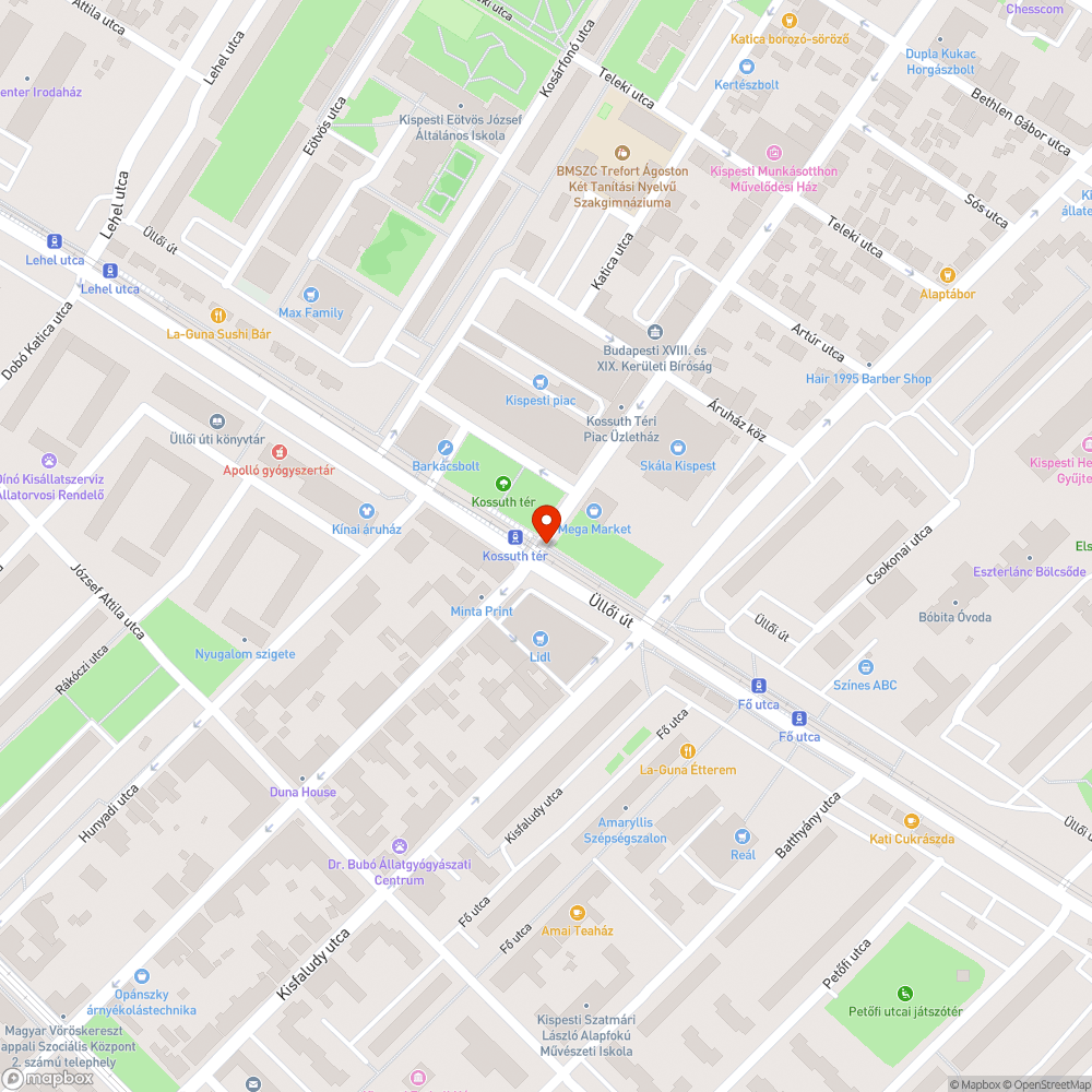 Megrongált kapcsolószekrény bejelentés helye