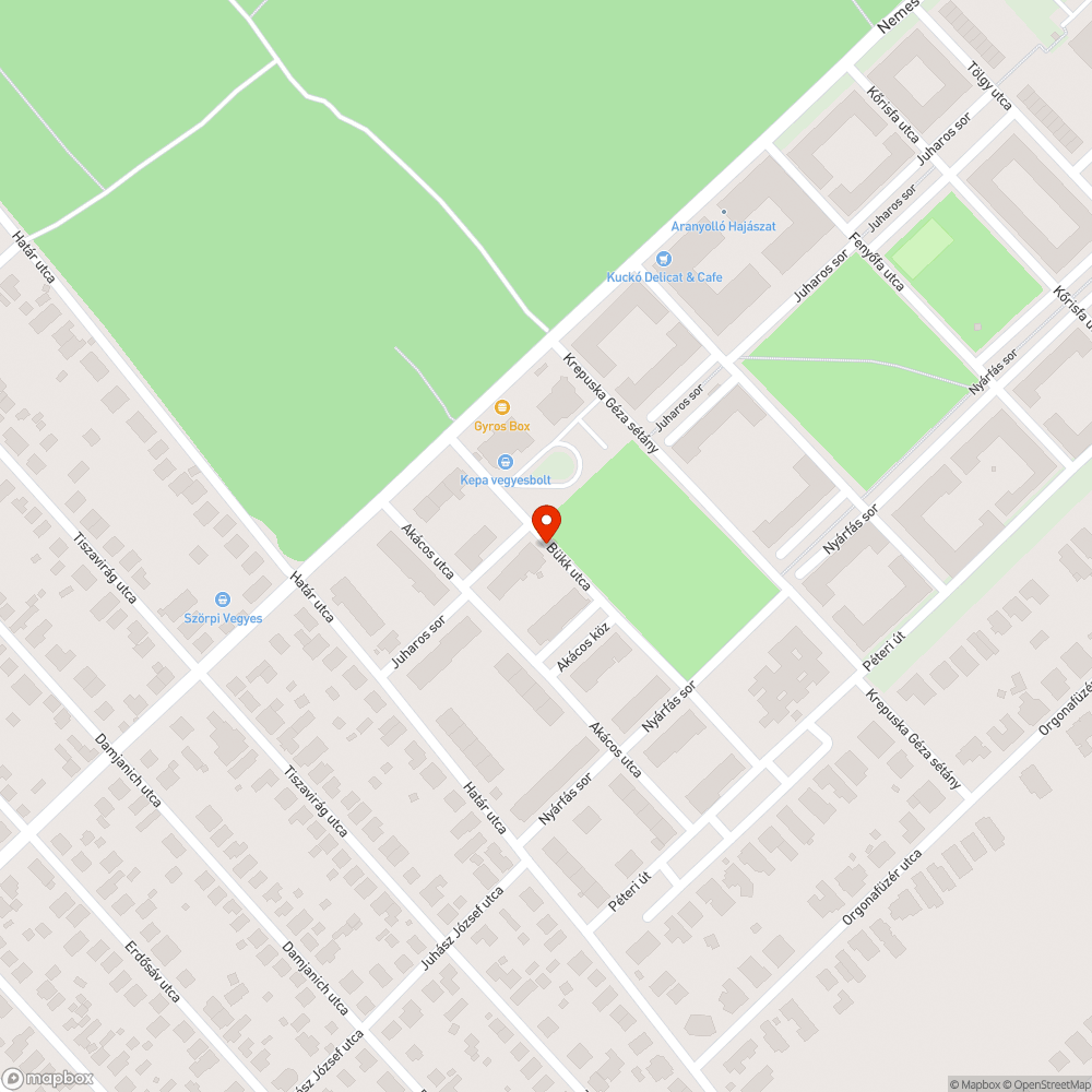 Súlyosan rongálódott aknafedlap bejelentés helye