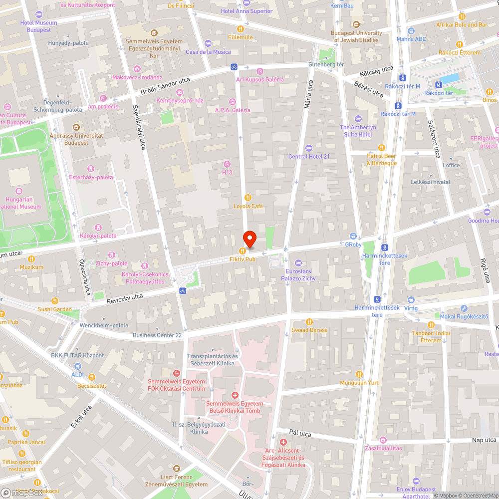 Elhagyott kerékpár bejelentés helye