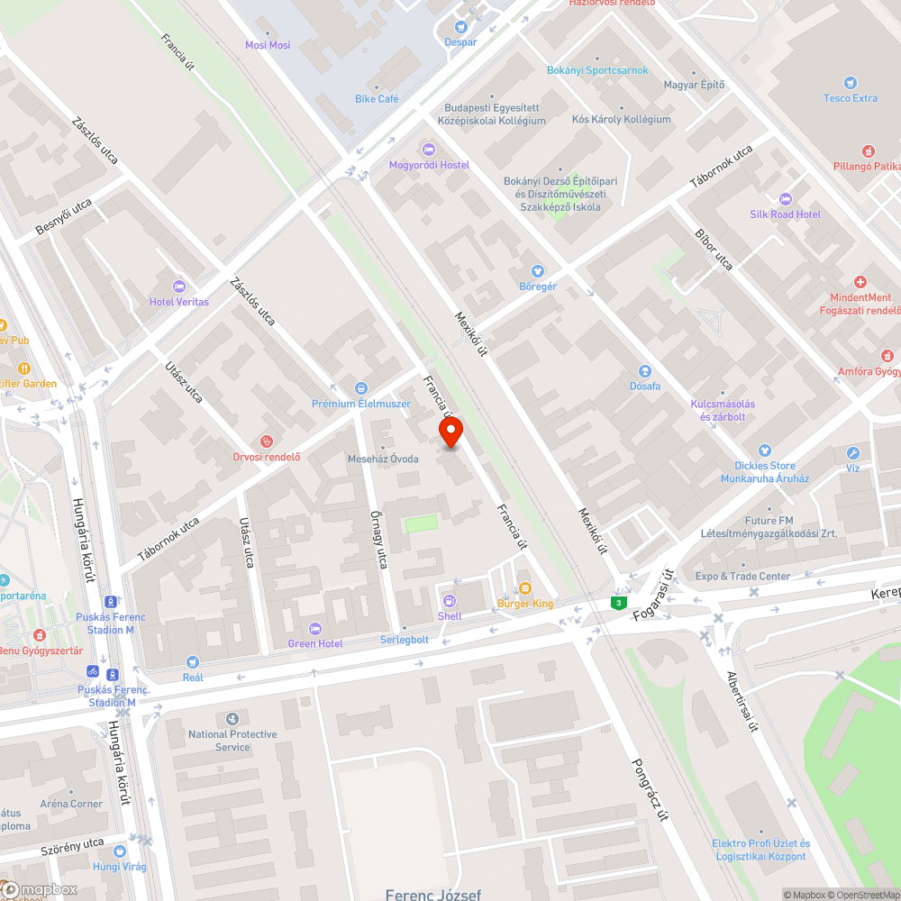 Zugló, Francia úti szemét bejelentés helye