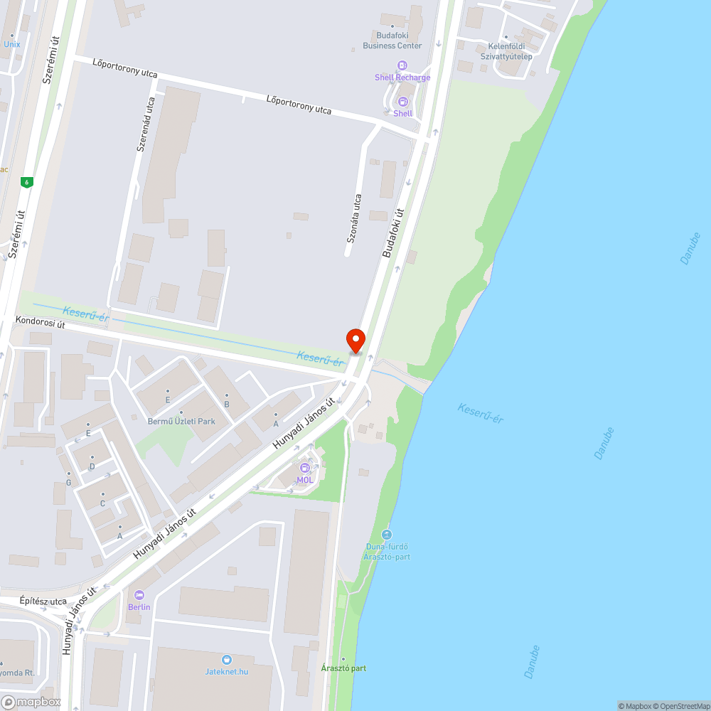 Jókora repedés a Budafokin bejelentés helye