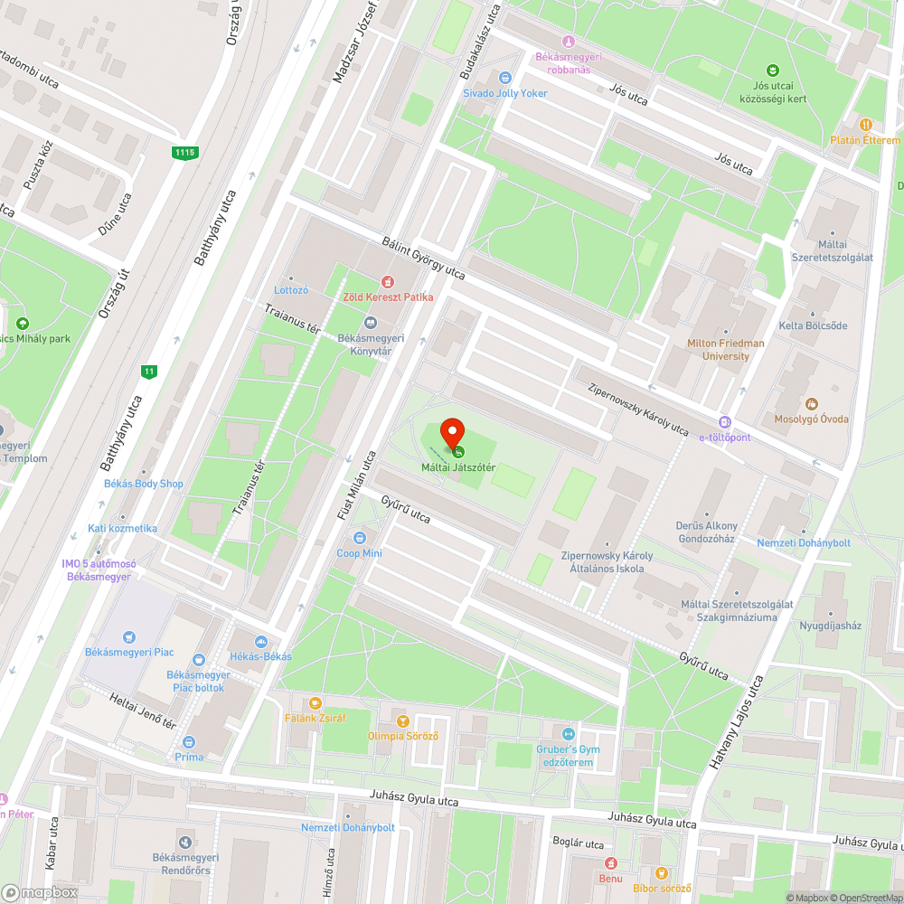 Kiégett lámpa bejelentés helye