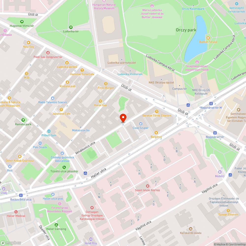 Beszakadt úttest. bejelentés helye