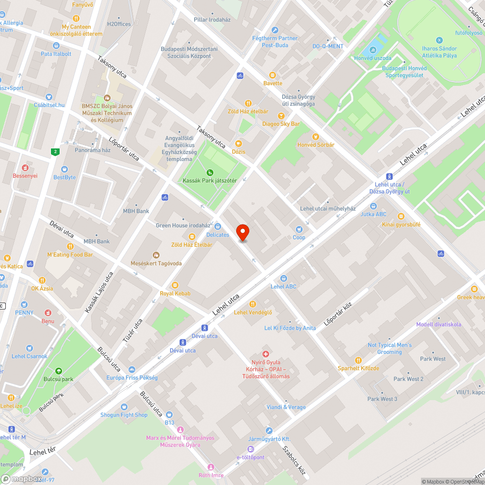 Akadály a járdán bejelentés helye