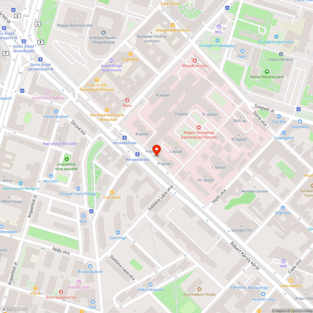 Üres fahely bejelentés helye