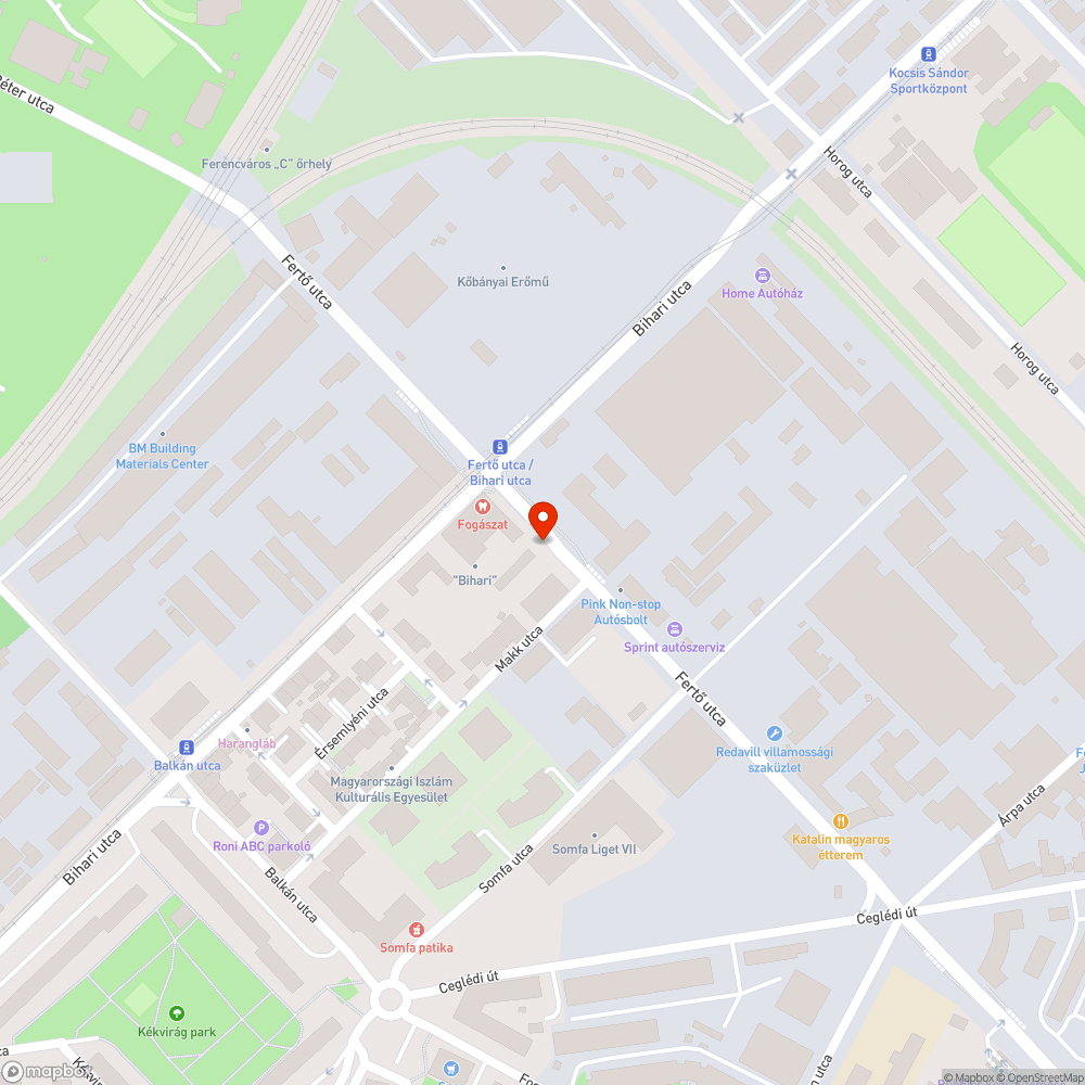 Oszlop és oszlopcsonkok bejelentés helye