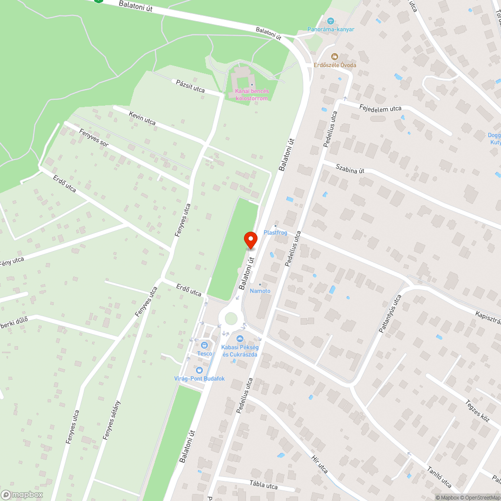 Eltűnt Budapest tábla bejelentés helye