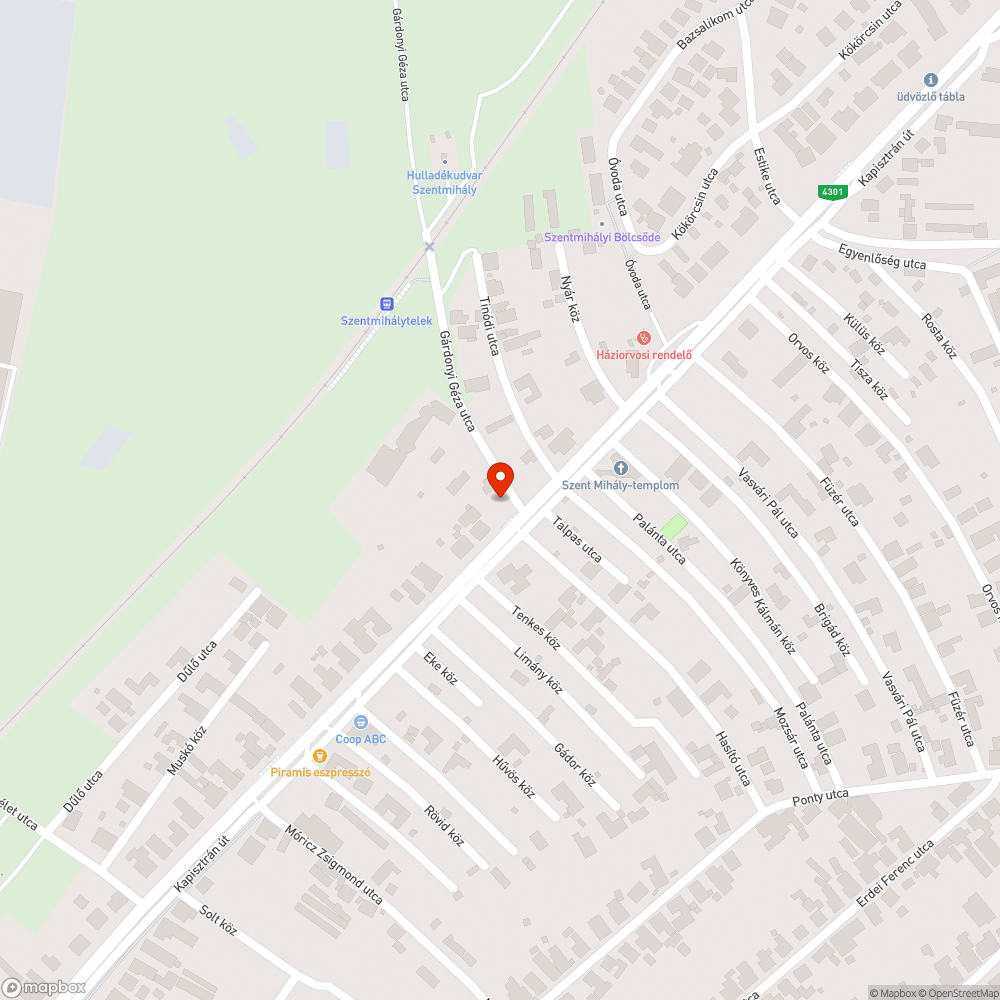 Elhullott állat bejelentés helye