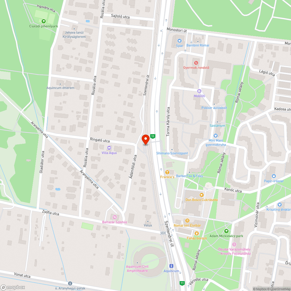 Koromsötét a felüljáró lépcsőjénél bejelentés helye